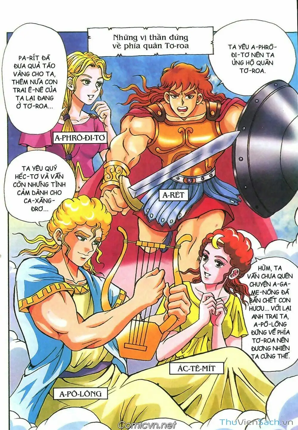 Truyện Tranh Thần Thoại Hy Lạp - Nguồn Gốc Các Vị Thần trang 3