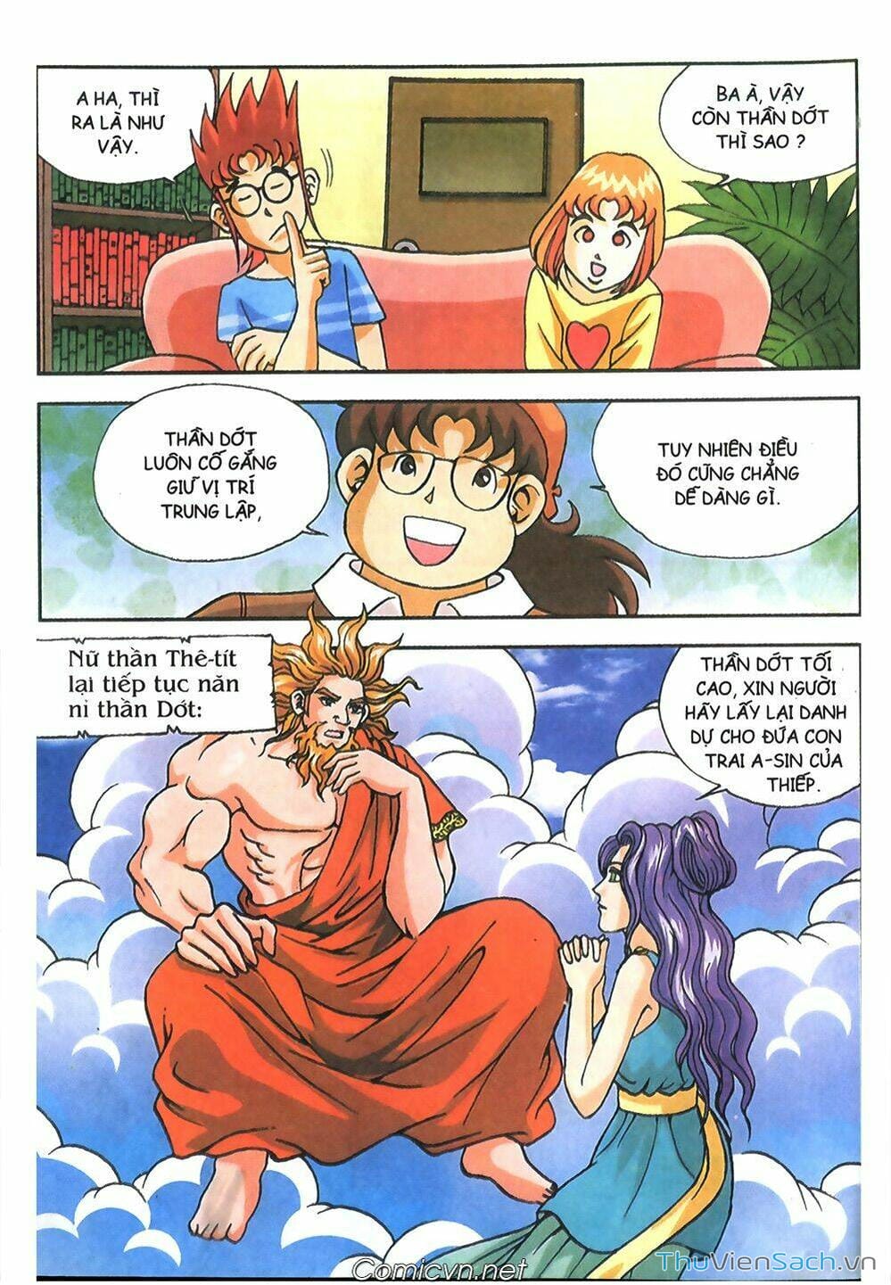 Truyện Tranh Thần Thoại Hy Lạp - Nguồn Gốc Các Vị Thần trang 3