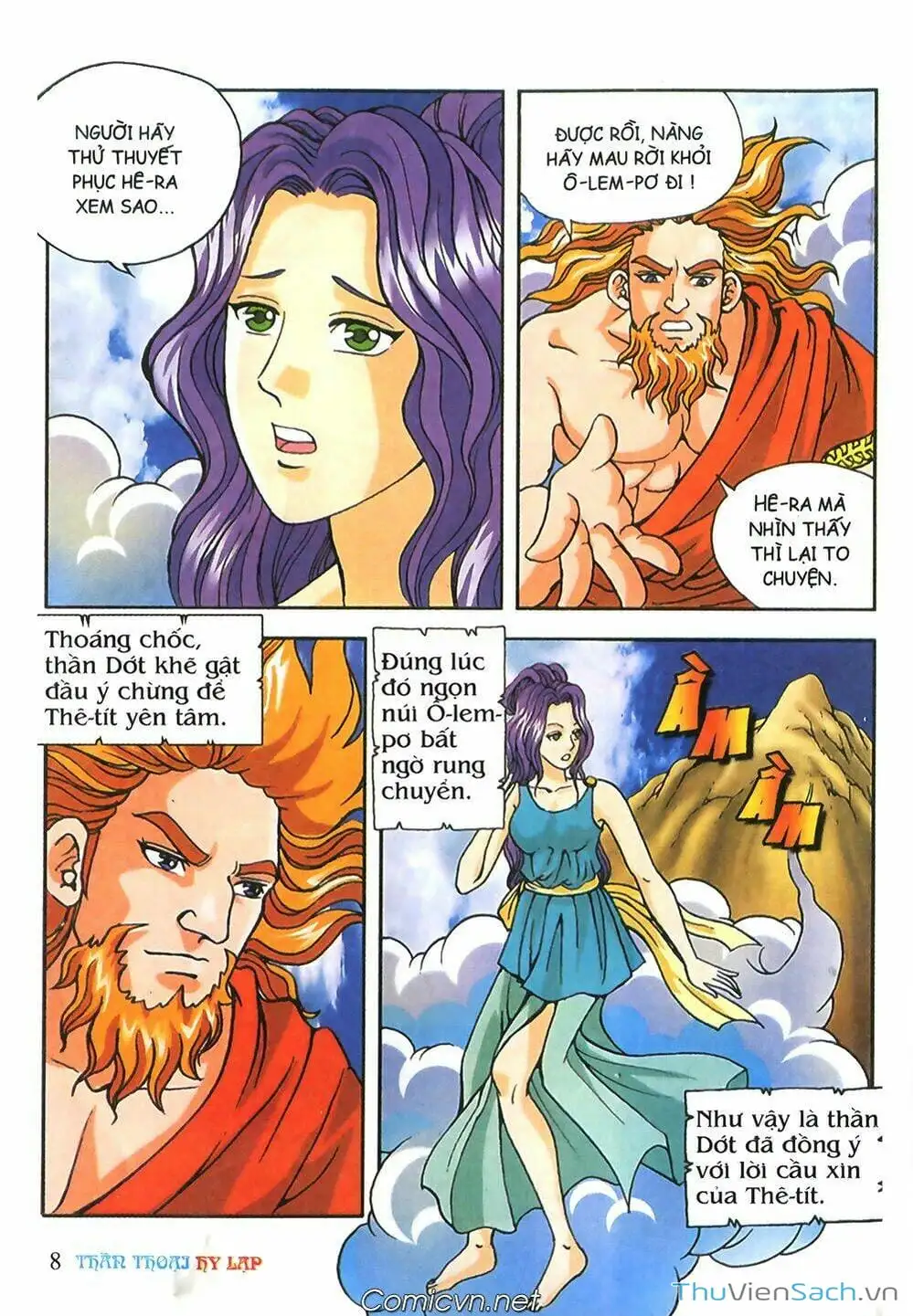Truyện Tranh Thần Thoại Hy Lạp - Nguồn Gốc Các Vị Thần trang 3