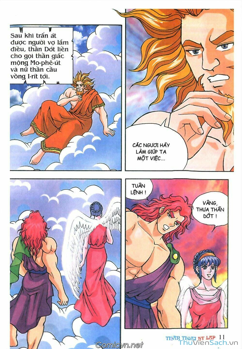 Truyện Tranh Thần Thoại Hy Lạp - Nguồn Gốc Các Vị Thần trang 3