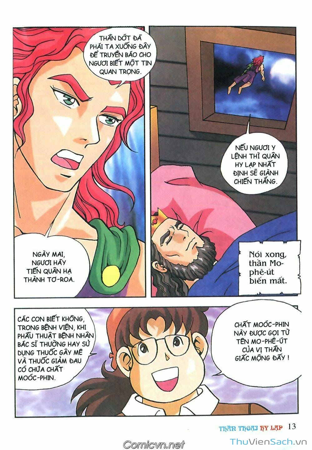 Truyện Tranh Thần Thoại Hy Lạp - Nguồn Gốc Các Vị Thần trang 3