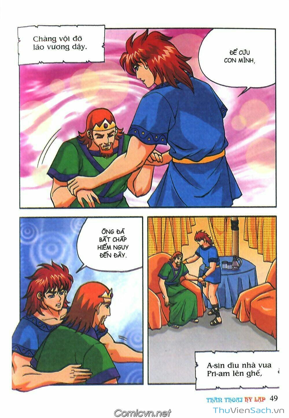 Truyện Tranh Thần Thoại Hy Lạp - Nguồn Gốc Các Vị Thần trang 3