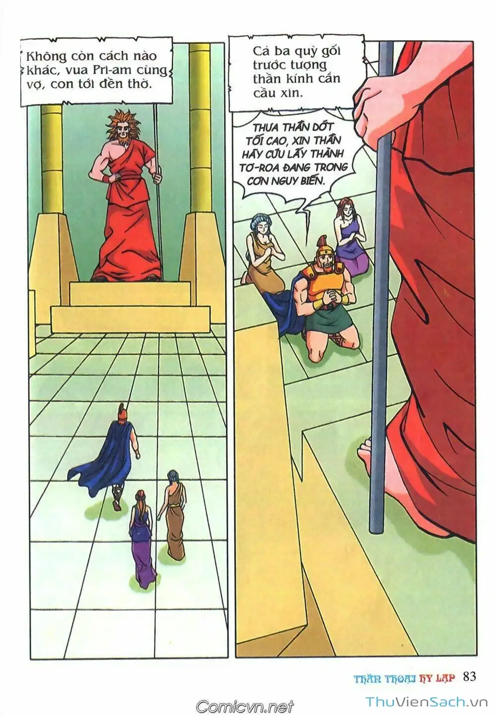 Truyện Tranh Thần Thoại Hy Lạp - Nguồn Gốc Các Vị Thần trang 3