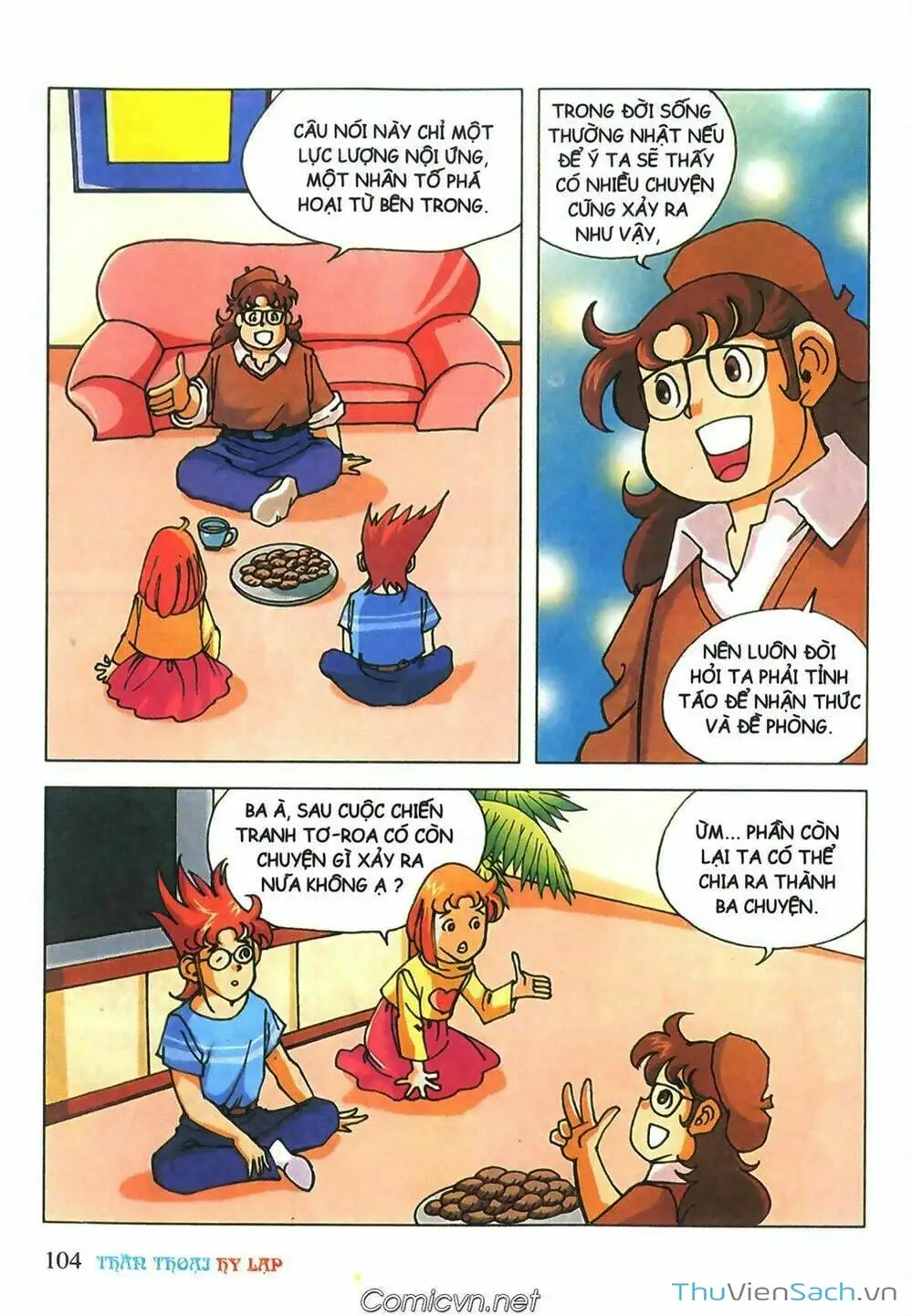 Truyện Tranh Thần Thoại Hy Lạp - Nguồn Gốc Các Vị Thần trang 3