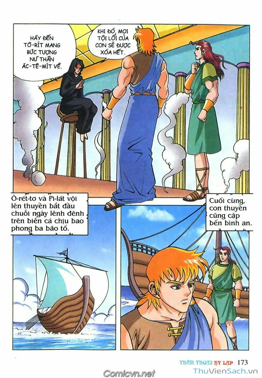 Truyện Tranh Thần Thoại Hy Lạp - Nguồn Gốc Các Vị Thần trang 3