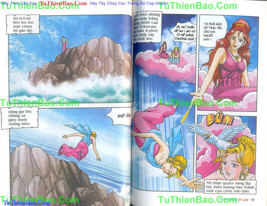 Truyện Tranh Thần Thoại Hy Lạp - Nguồn Gốc Các Vị Thần trang 3