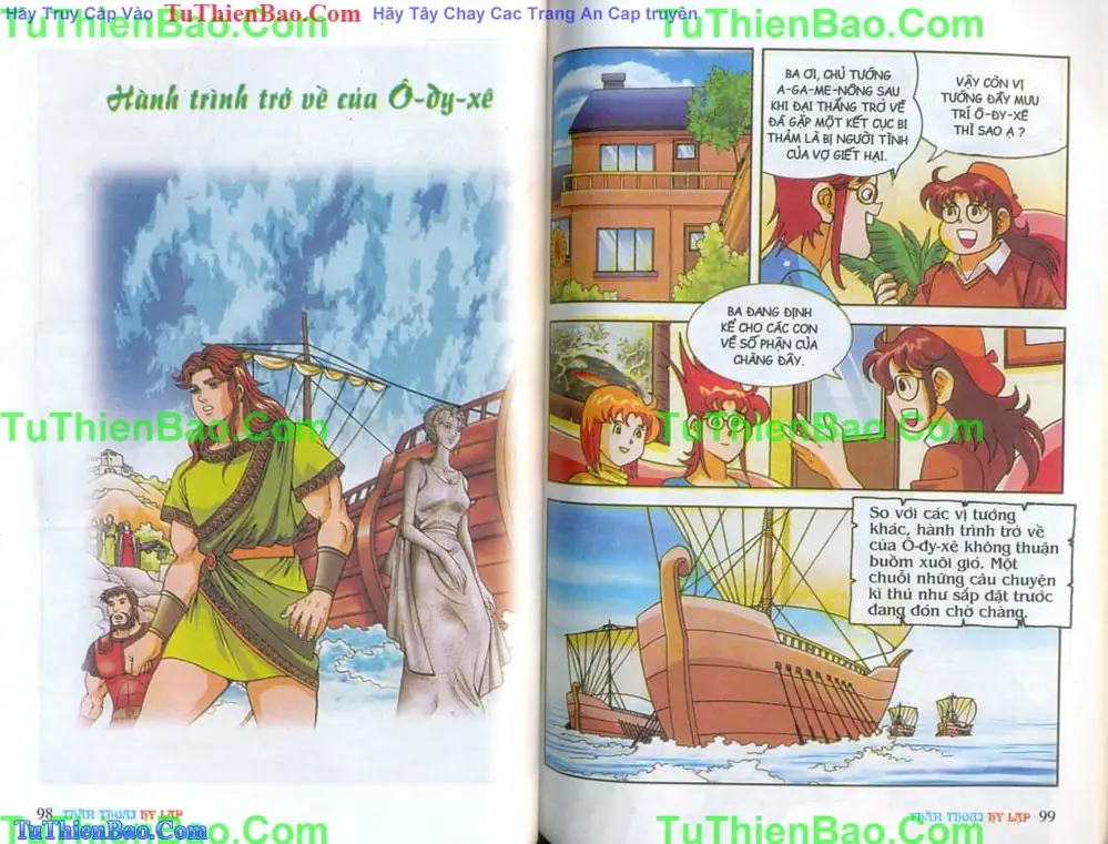 Truyện Tranh Thần Thoại Hy Lạp - Nguồn Gốc Các Vị Thần trang 3