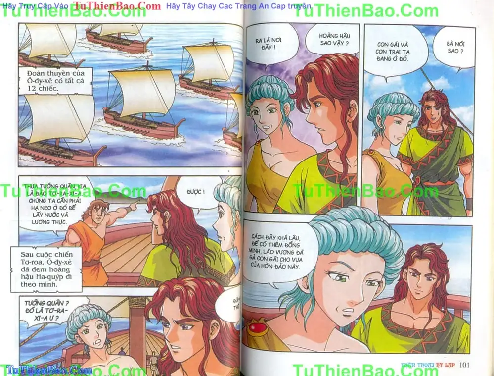 Truyện Tranh Thần Thoại Hy Lạp - Nguồn Gốc Các Vị Thần trang 3