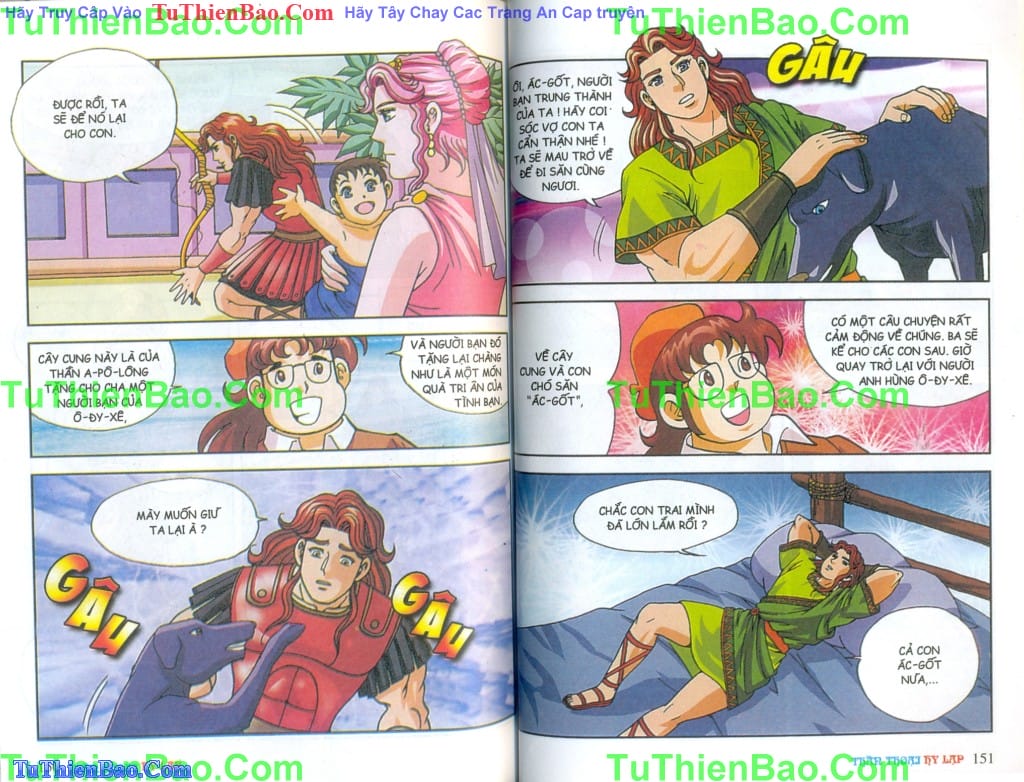 Truyện Tranh Thần Thoại Hy Lạp - Nguồn Gốc Các Vị Thần trang 3