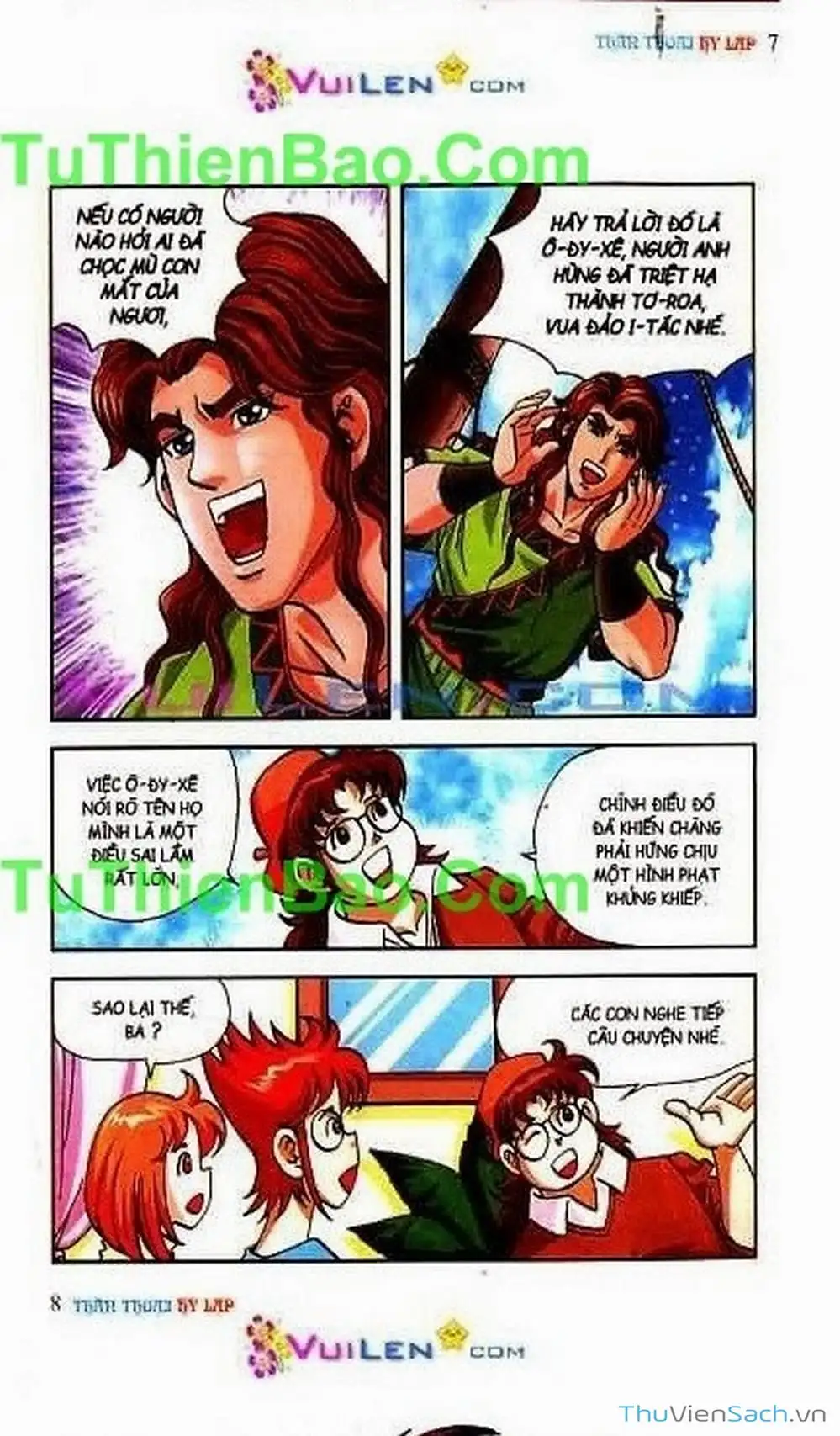 Truyện Tranh Thần Thoại Hy Lạp - Nguồn Gốc Các Vị Thần trang 3