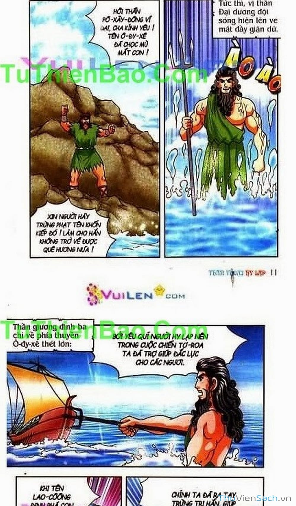 Truyện Tranh Thần Thoại Hy Lạp - Nguồn Gốc Các Vị Thần trang 3