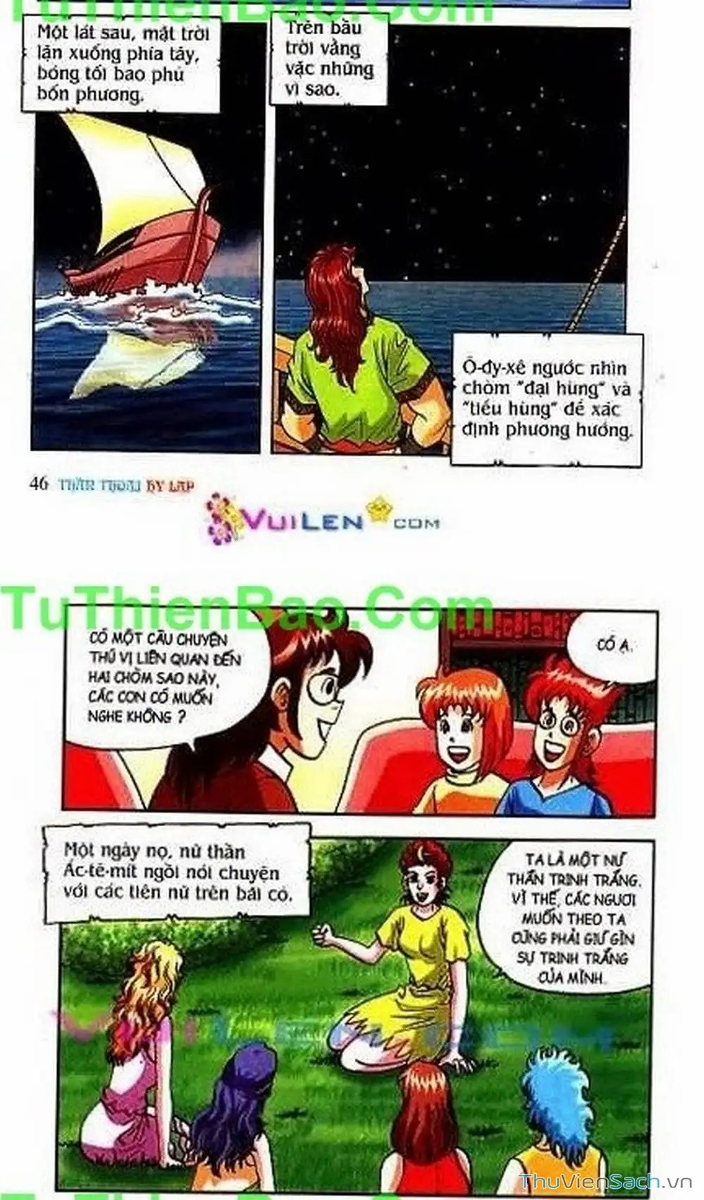 Truyện Tranh Thần Thoại Hy Lạp - Nguồn Gốc Các Vị Thần trang 3