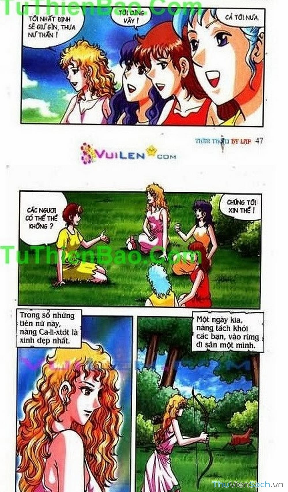 Truyện Tranh Thần Thoại Hy Lạp - Nguồn Gốc Các Vị Thần trang 3