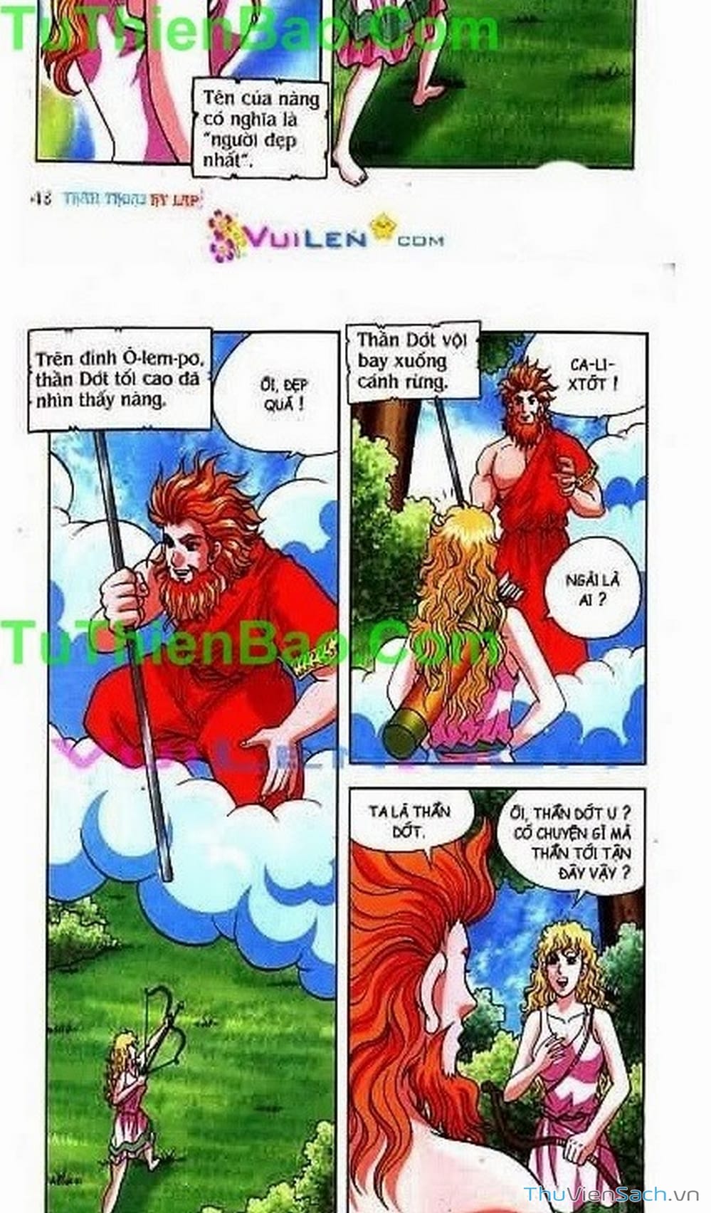 Truyện Tranh Thần Thoại Hy Lạp - Nguồn Gốc Các Vị Thần trang 3