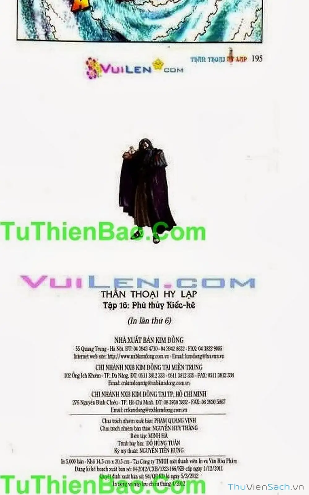 Truyện Tranh Thần Thoại Hy Lạp - Nguồn Gốc Các Vị Thần trang 3