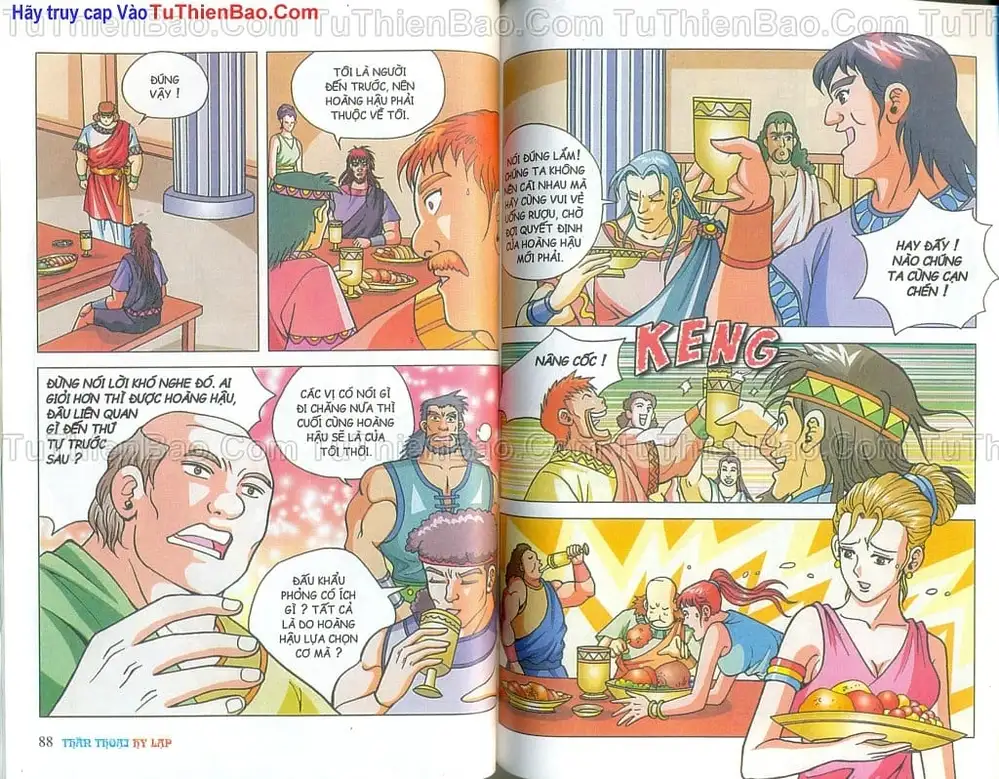 Truyện Tranh Thần Thoại Hy Lạp - Nguồn Gốc Các Vị Thần trang 3