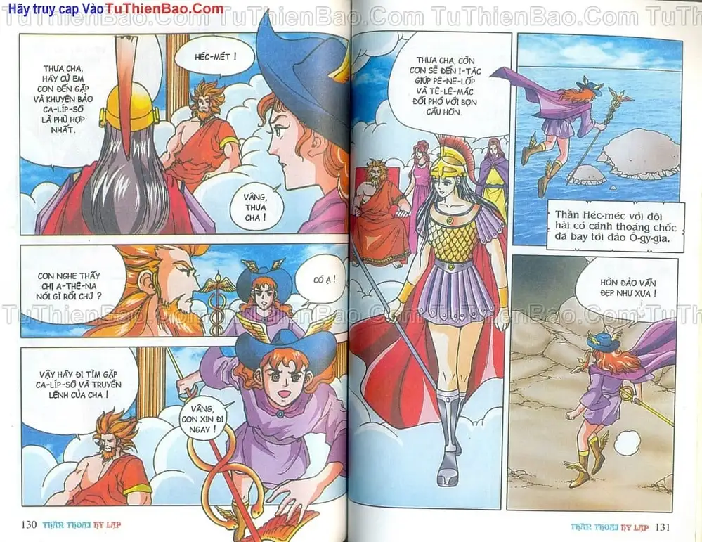 Truyện Tranh Thần Thoại Hy Lạp - Nguồn Gốc Các Vị Thần trang 3