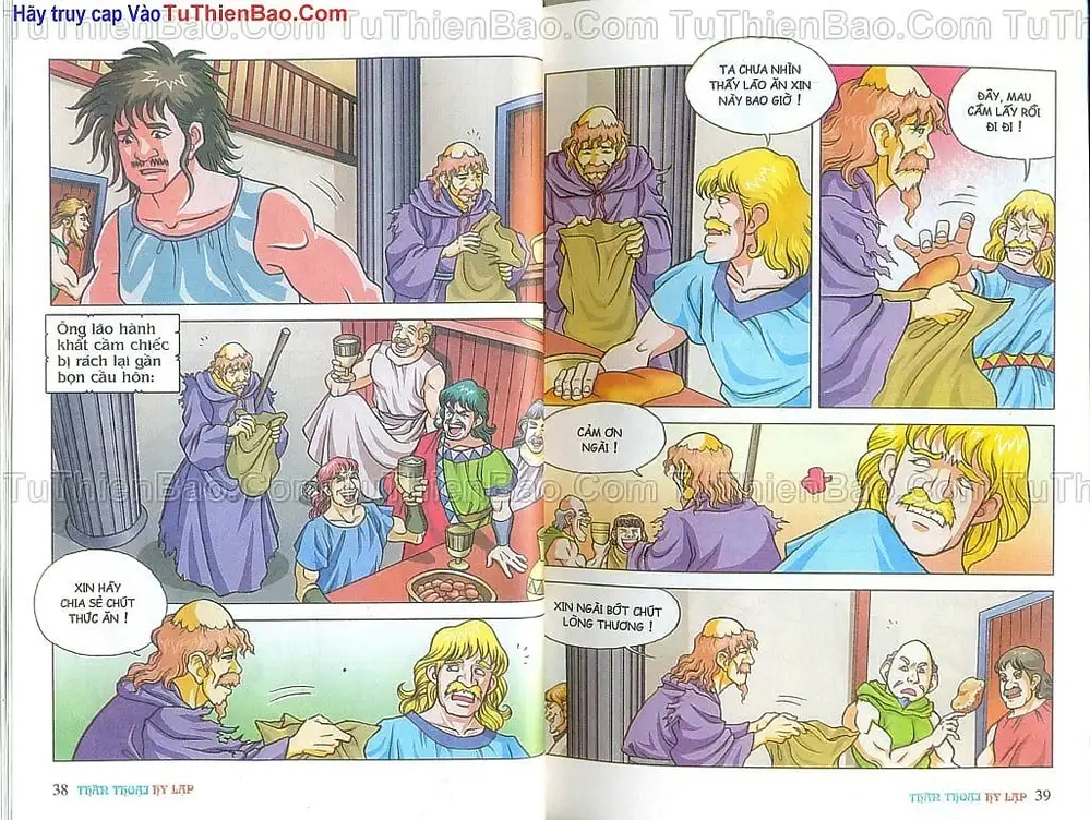 Truyện Tranh Thần Thoại Hy Lạp - Nguồn Gốc Các Vị Thần trang 3