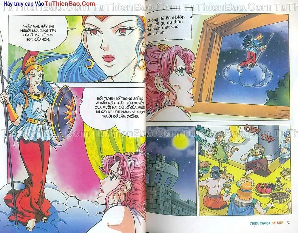 Truyện Tranh Thần Thoại Hy Lạp - Nguồn Gốc Các Vị Thần trang 3