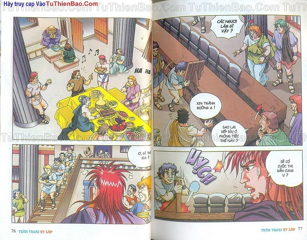 Truyện Tranh Thần Thoại Hy Lạp - Nguồn Gốc Các Vị Thần trang 3