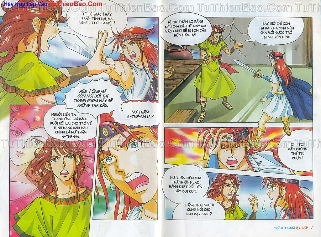 Truyện Tranh Thần Thoại Hy Lạp - Nguồn Gốc Các Vị Thần trang 3