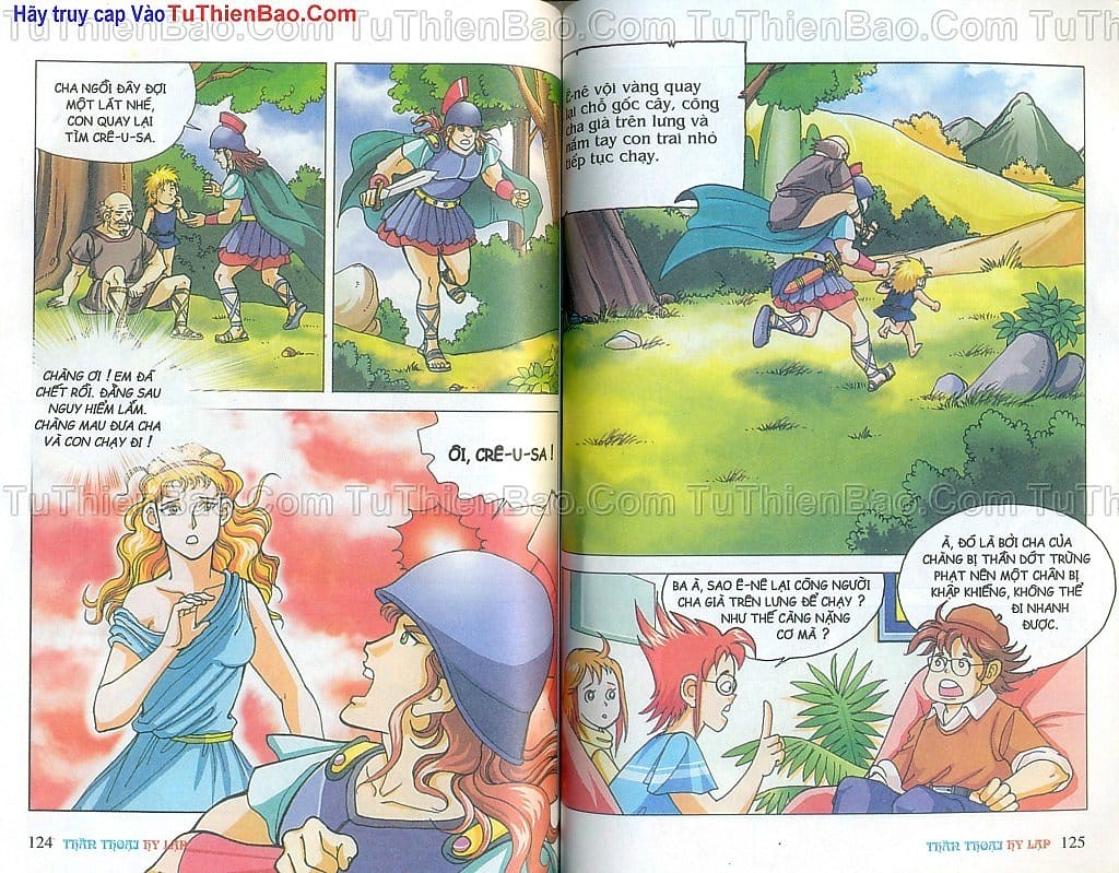 Truyện Tranh Thần Thoại Hy Lạp - Nguồn Gốc Các Vị Thần trang 3