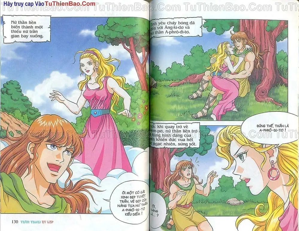 Truyện Tranh Thần Thoại Hy Lạp - Nguồn Gốc Các Vị Thần trang 3