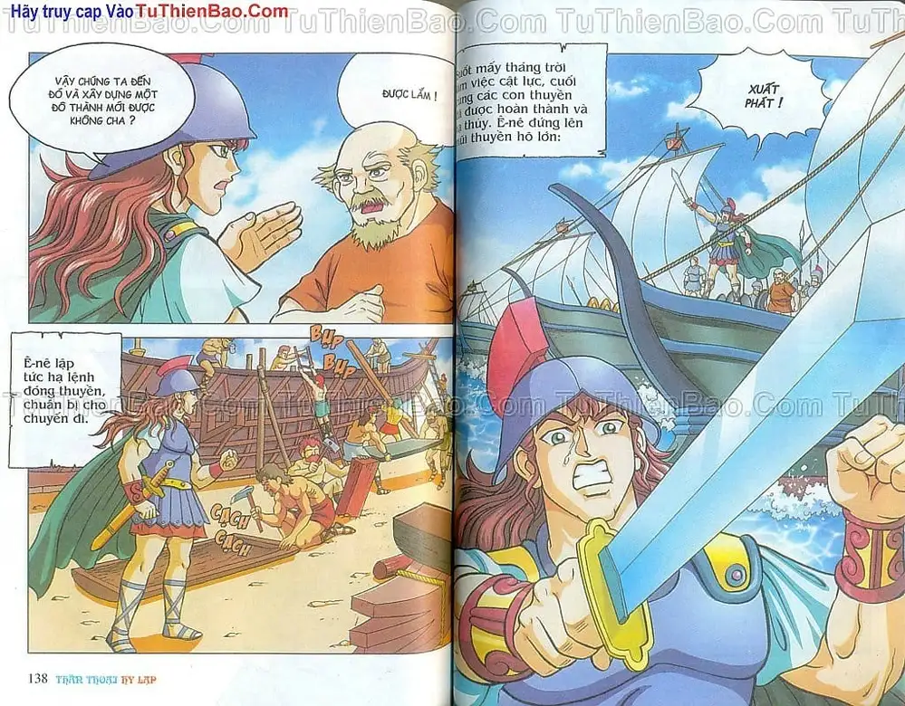 Truyện Tranh Thần Thoại Hy Lạp - Nguồn Gốc Các Vị Thần trang 3