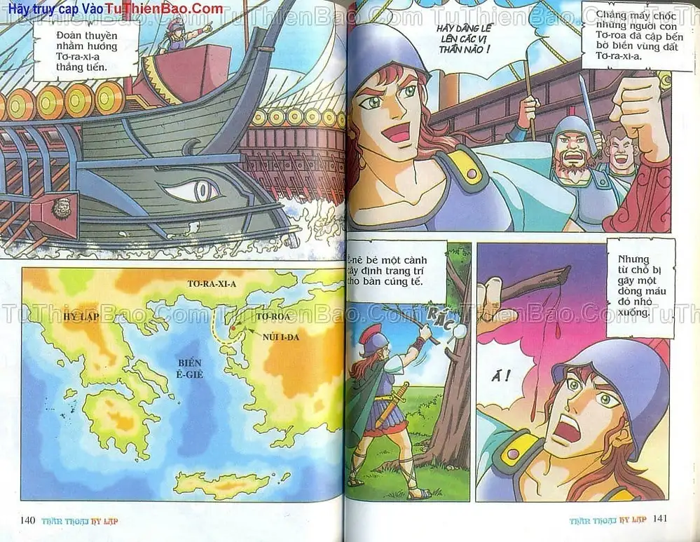 Truyện Tranh Thần Thoại Hy Lạp - Nguồn Gốc Các Vị Thần trang 3