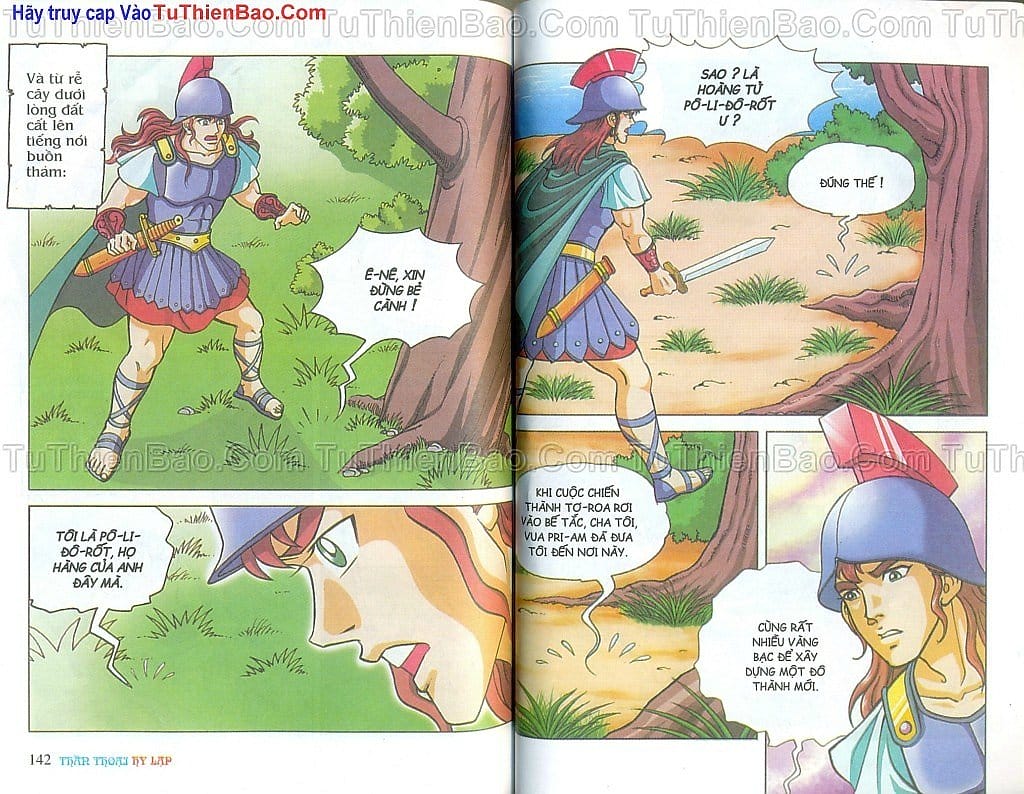 Truyện Tranh Thần Thoại Hy Lạp - Nguồn Gốc Các Vị Thần trang 3