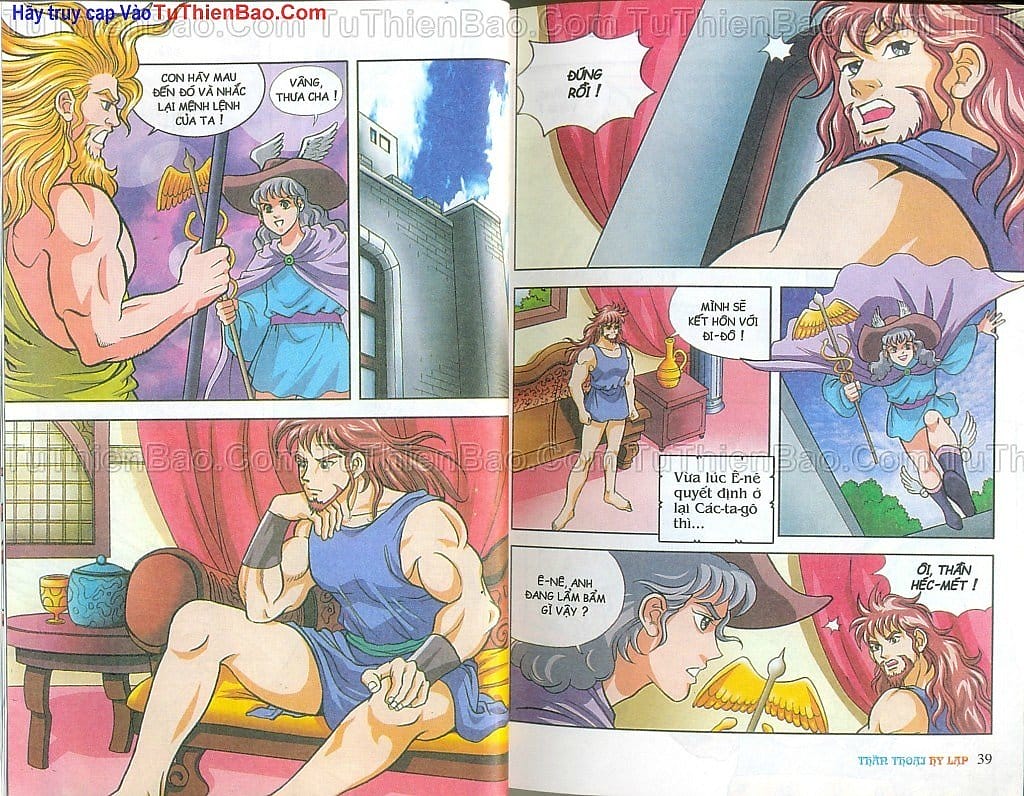 Truyện Tranh Thần Thoại Hy Lạp - Nguồn Gốc Các Vị Thần trang 3