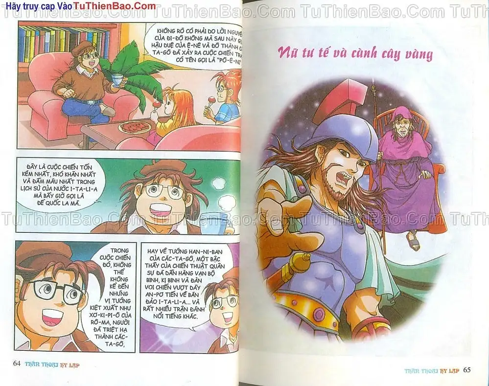 Truyện Tranh Thần Thoại Hy Lạp - Nguồn Gốc Các Vị Thần trang 3