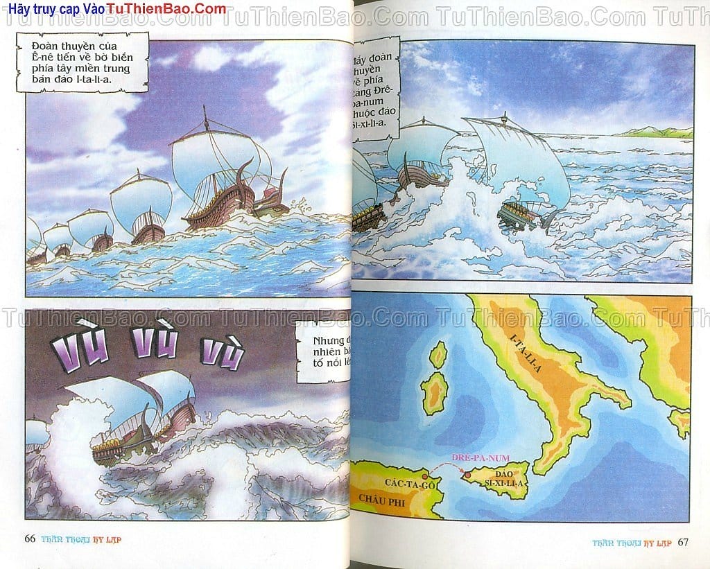 Truyện Tranh Thần Thoại Hy Lạp - Nguồn Gốc Các Vị Thần trang 3