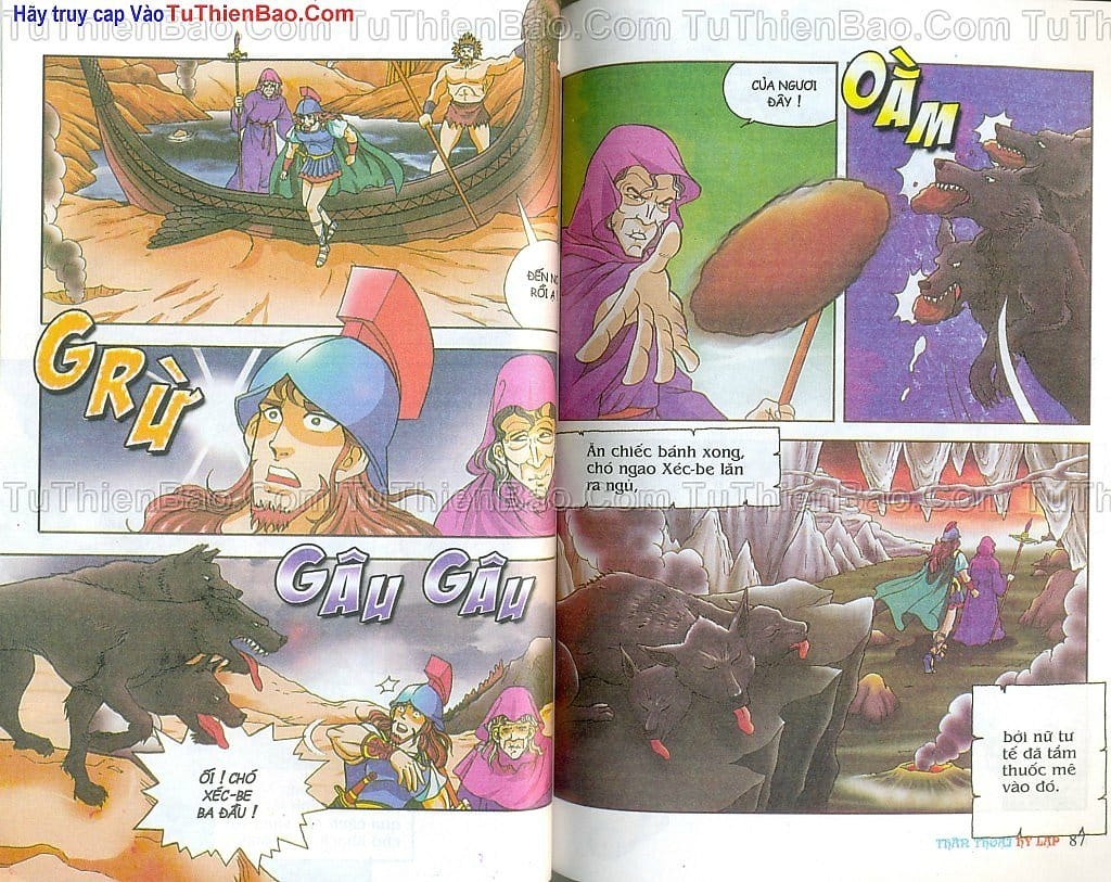 Truyện Tranh Thần Thoại Hy Lạp - Nguồn Gốc Các Vị Thần trang 3