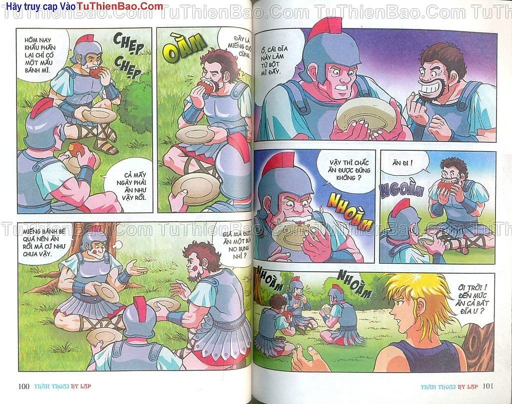 Truyện Tranh Thần Thoại Hy Lạp - Nguồn Gốc Các Vị Thần trang 3