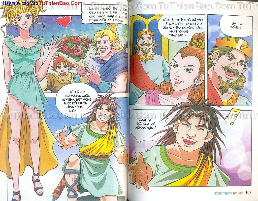 Truyện Tranh Thần Thoại Hy Lạp - Nguồn Gốc Các Vị Thần trang 3