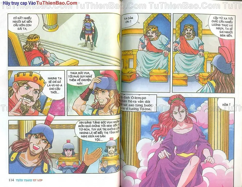 Truyện Tranh Thần Thoại Hy Lạp - Nguồn Gốc Các Vị Thần trang 3