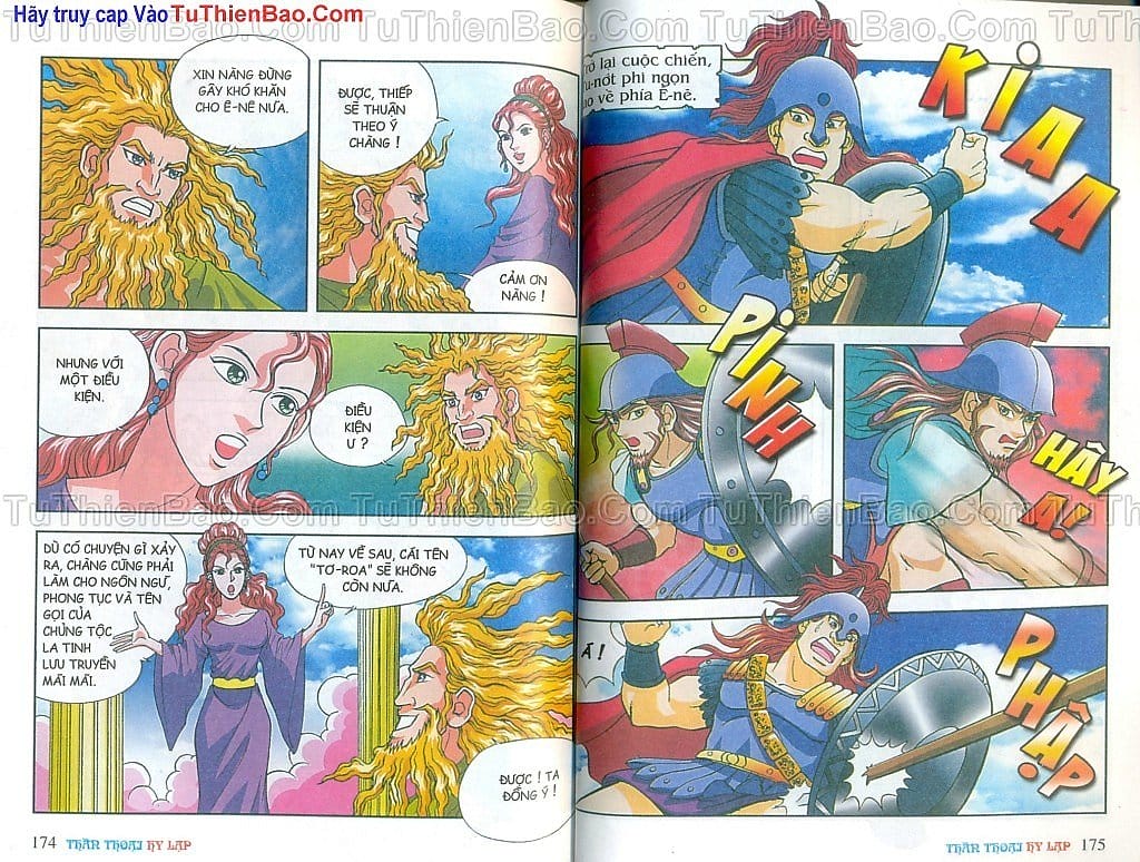 Truyện Tranh Thần Thoại Hy Lạp - Nguồn Gốc Các Vị Thần trang 3