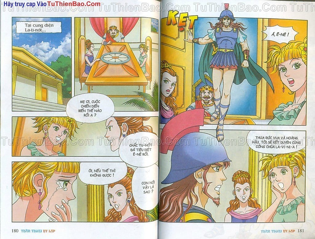 Truyện Tranh Thần Thoại Hy Lạp - Nguồn Gốc Các Vị Thần trang 3