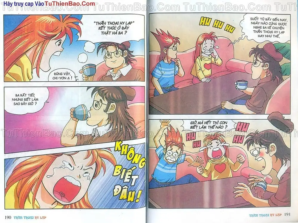 Truyện Tranh Thần Thoại Hy Lạp - Nguồn Gốc Các Vị Thần trang 3