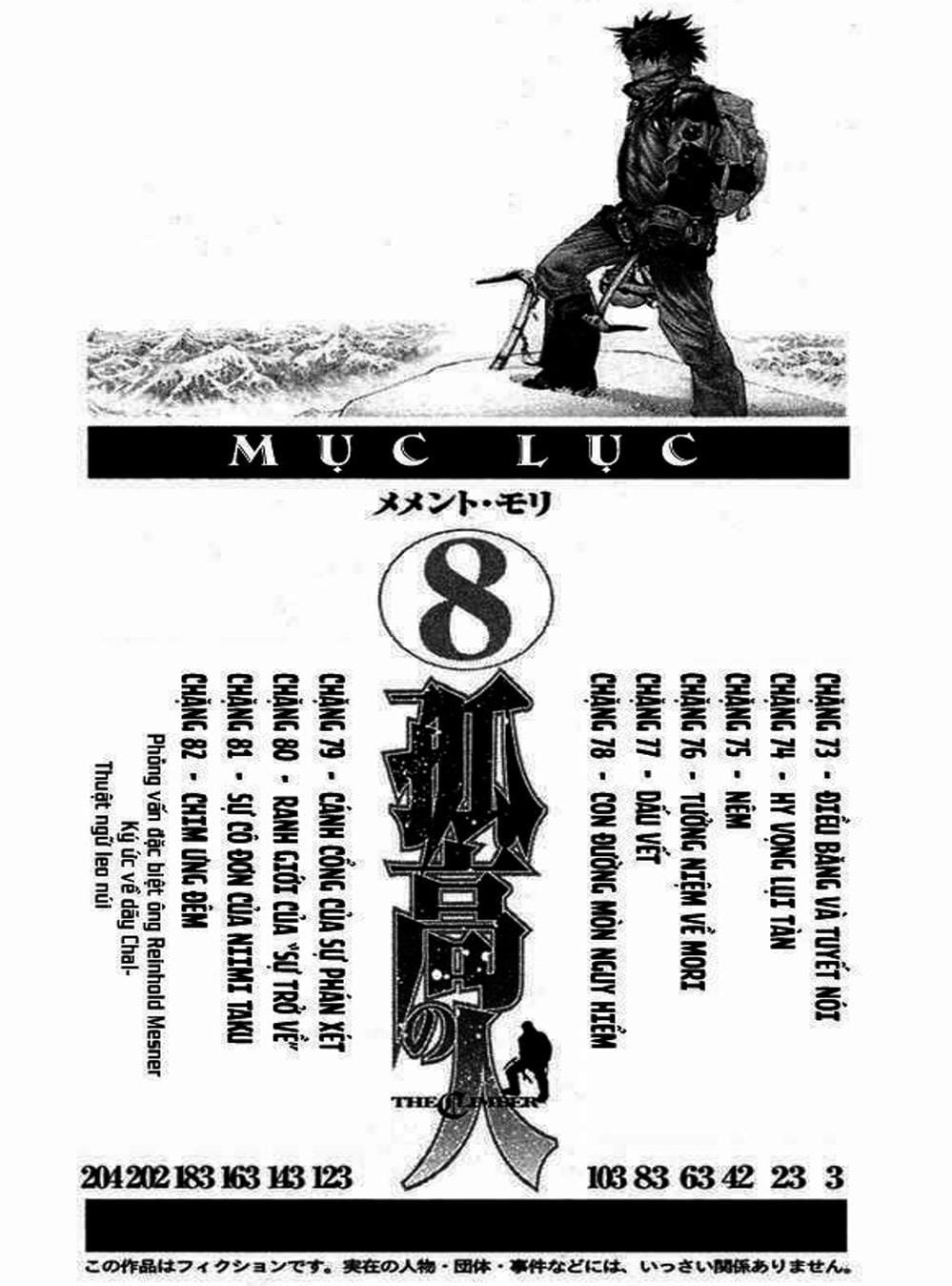 Truyện Tranh Người Cô Đơn - The Climber trang 7