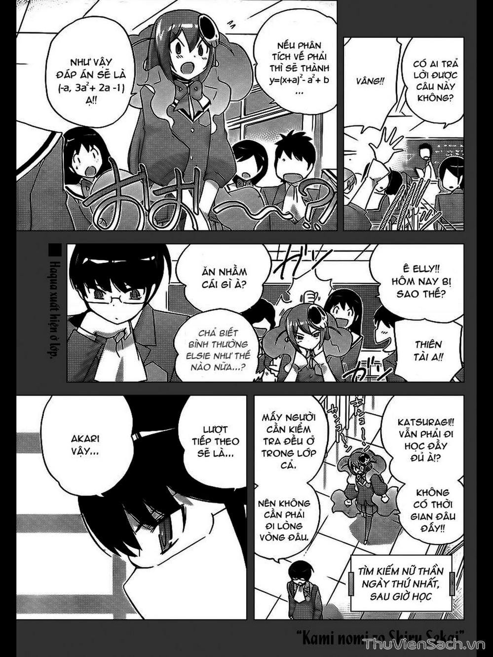 Truyện Tranh Thế Giới Chỉ Có Thánh Thần Biết - The World God Only Knows trang 7