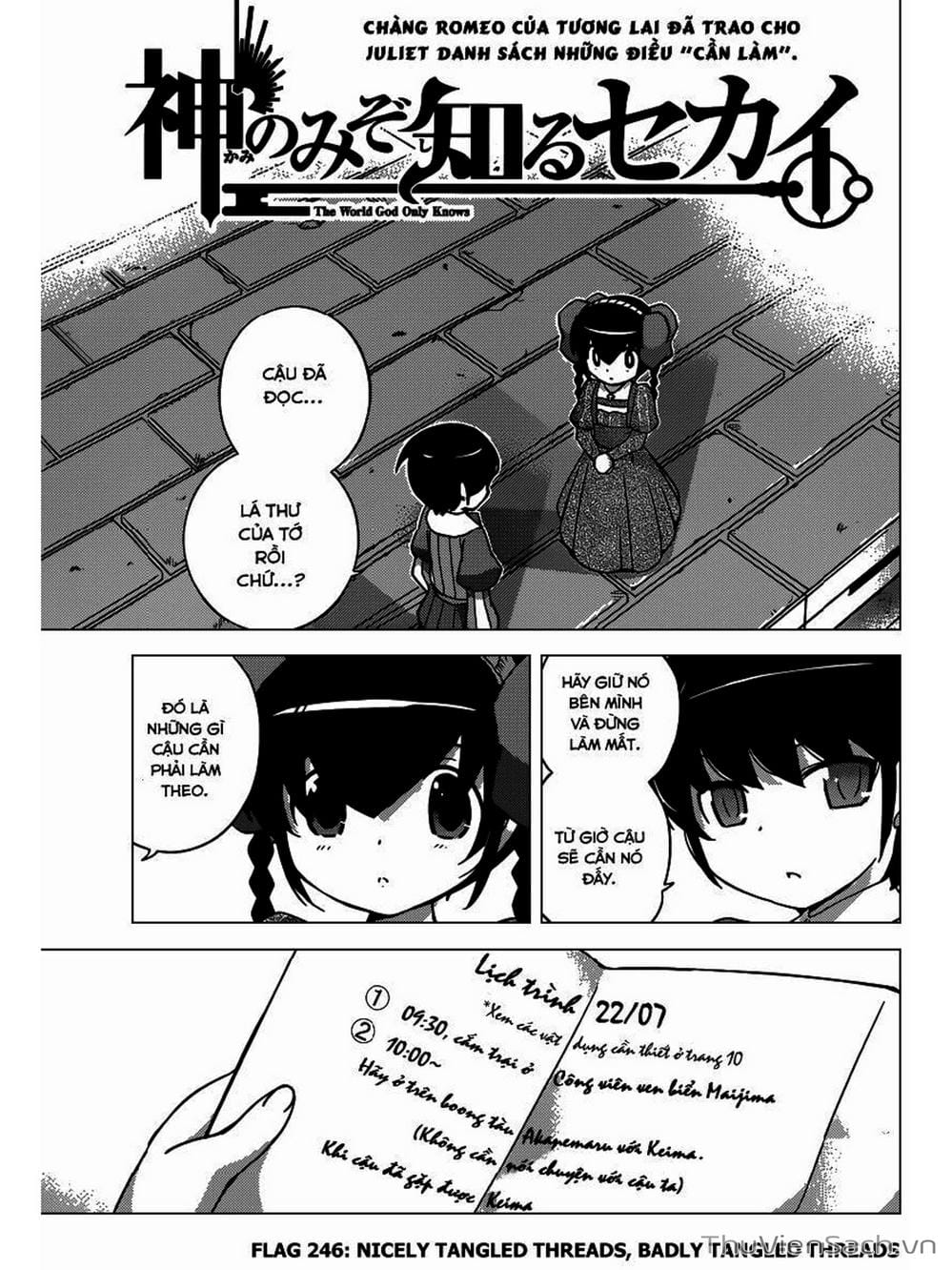 Truyện Tranh Thế Giới Chỉ Có Thánh Thần Biết - The World God Only Knows trang 7