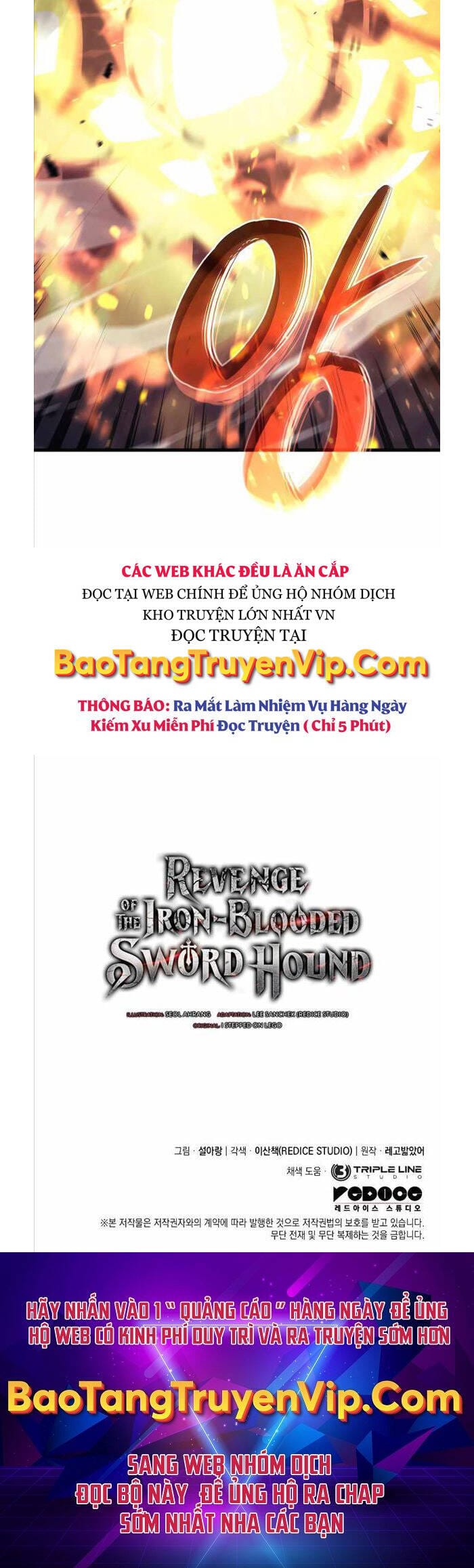 Truyện Tranh Thiết Huyết Kiếm Sĩ Hồi Quy trang 3