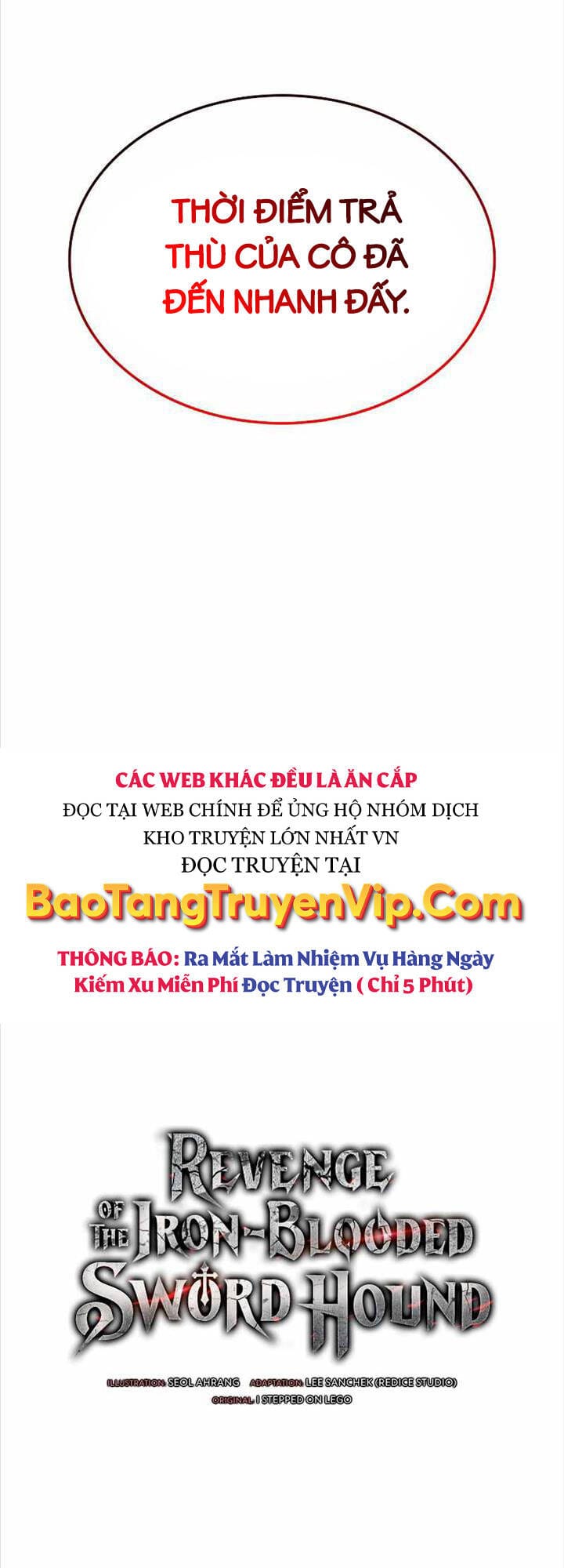 Truyện Tranh Thiết Huyết Kiếm Sĩ Hồi Quy trang 3