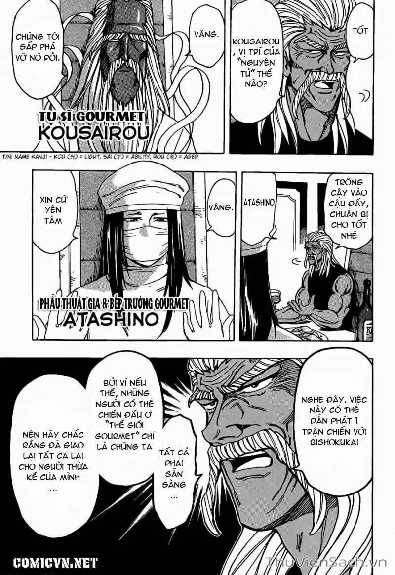 Truyện Tranh Thợ Săn Ẩm Thực - Toriko trang 5