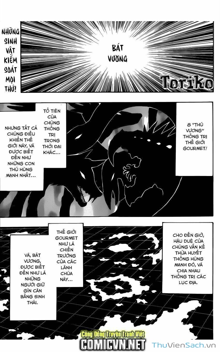 Truyện Tranh Thợ Săn Ẩm Thực - Toriko trang 5