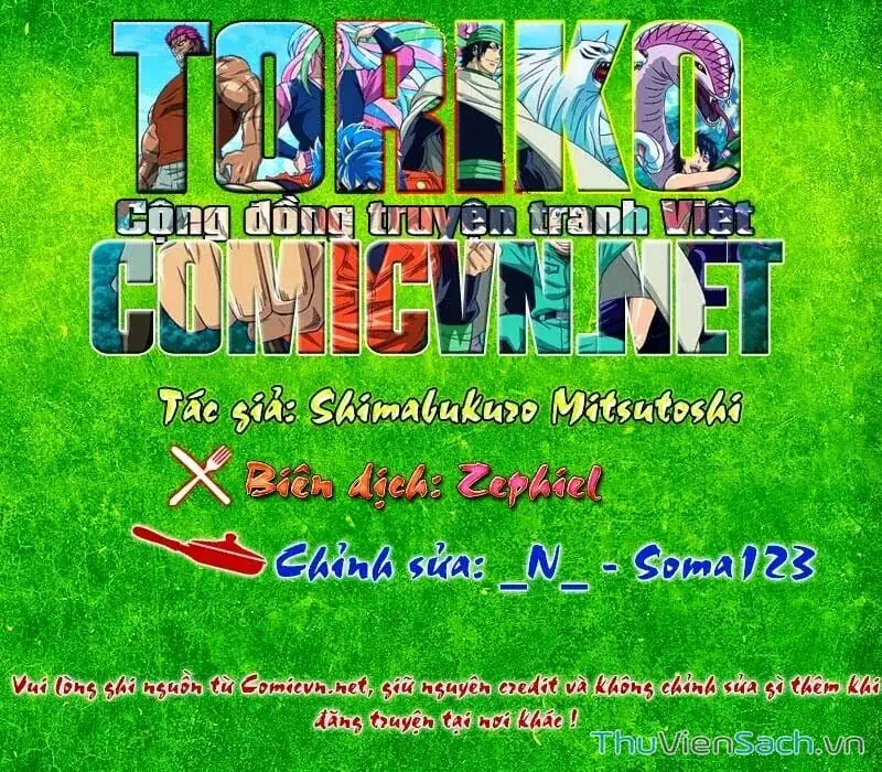 Truyện Tranh Thợ Săn Ẩm Thực - Toriko trang 5
