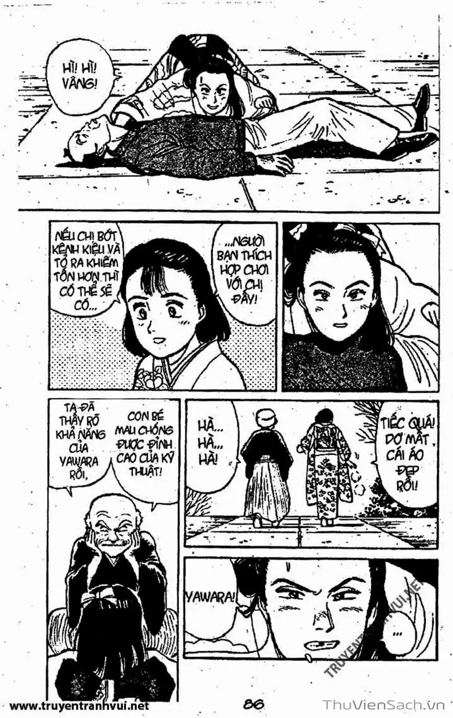 Truyện Tranh Tiểu Thư Nhu Đạo - Yawara! trang 6