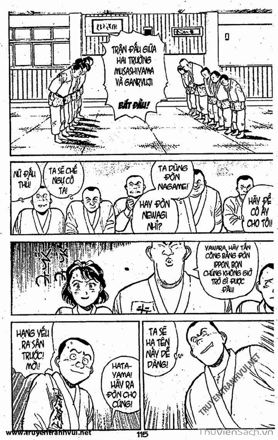 Truyện Tranh Tiểu Thư Nhu Đạo - Yawara! trang 6